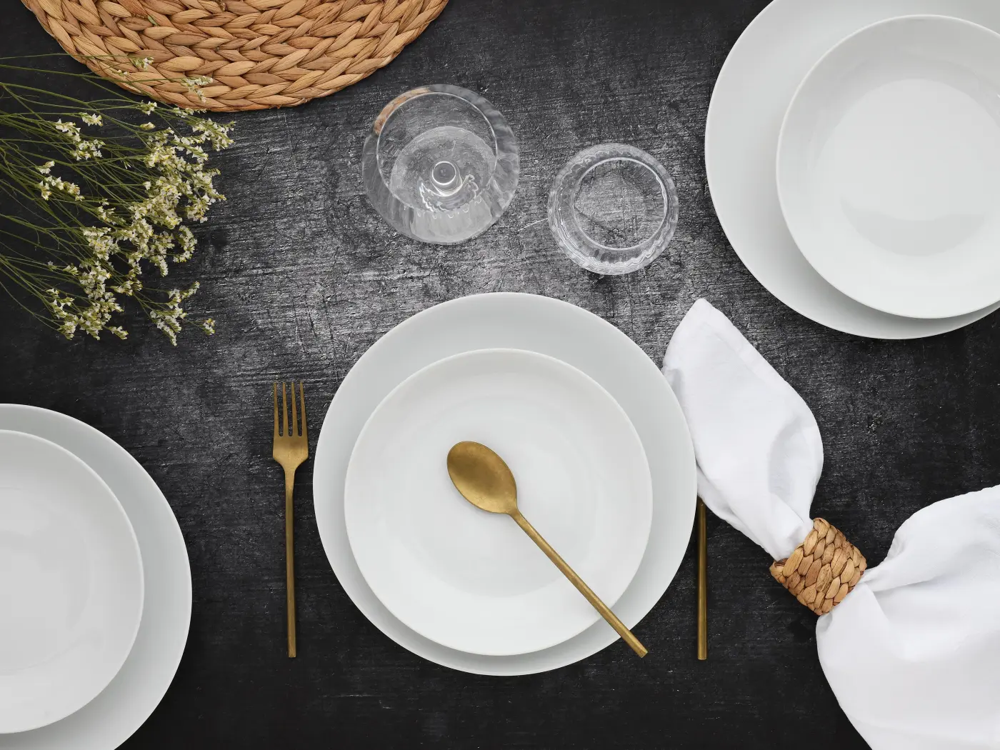 Tafelservice weiss -  LUNA