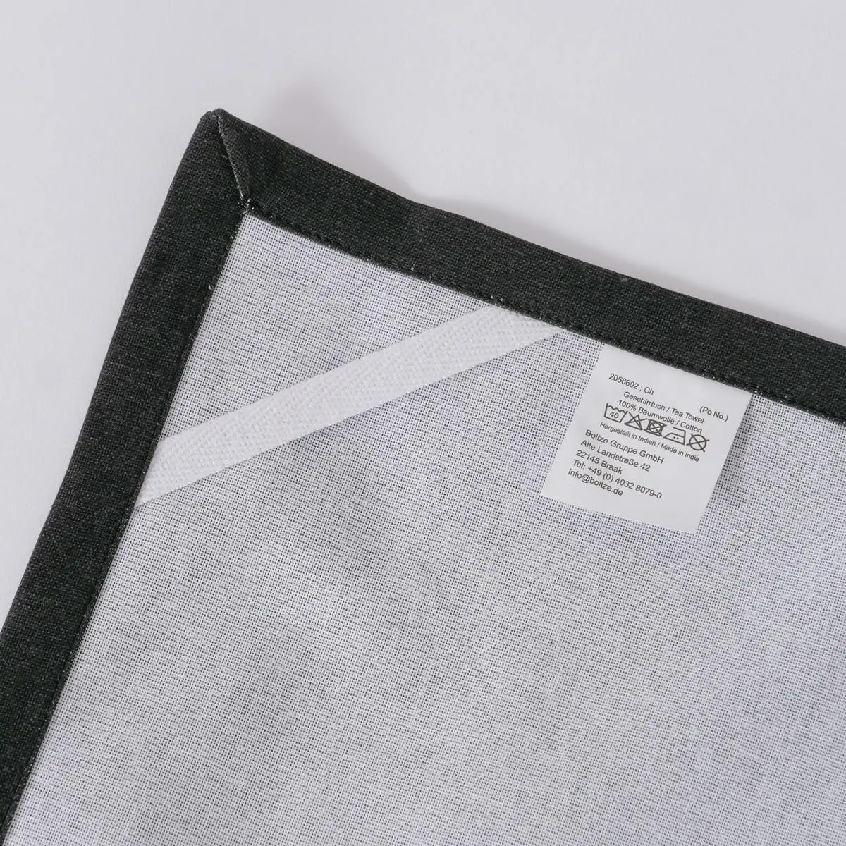 Geschirrtuch 150, 750 Schwarz, Weiß - 2056602 HOMA