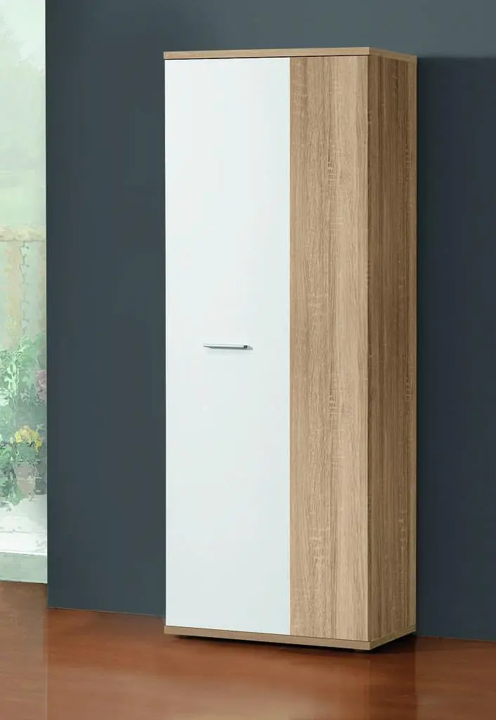 Schuhschrank_220_Q45F Q45F weiss/Sonoma Eiche - MS151-Q45F MS151