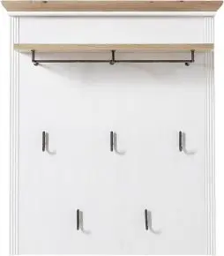Garderobenpaneel Pinie hell MDF/Absetzung Artisan Eiche Nb. - 3B B1 UH 41 JASMIN GARDEROBE