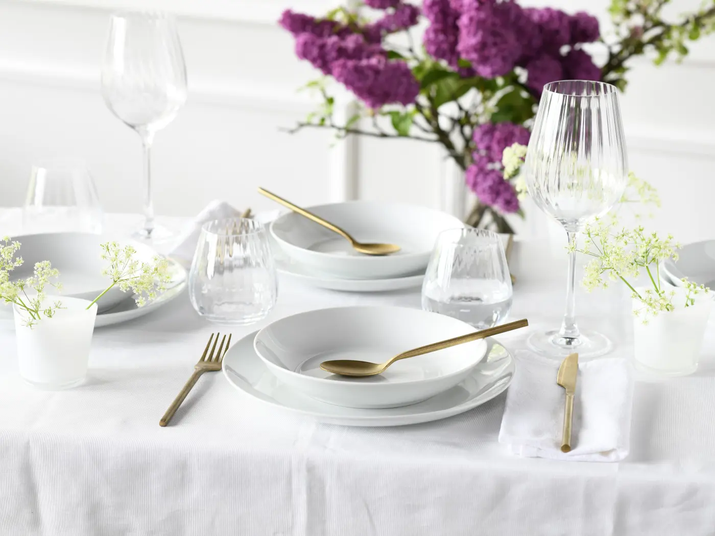 Tafelservice weiss -  LUNA