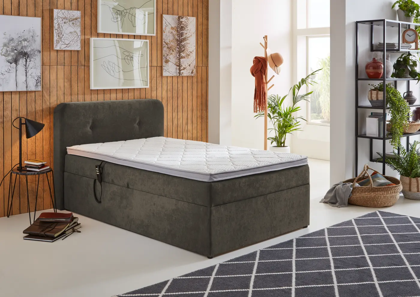 Boxspringbett mit Motor BX 1880 GABRIOLA