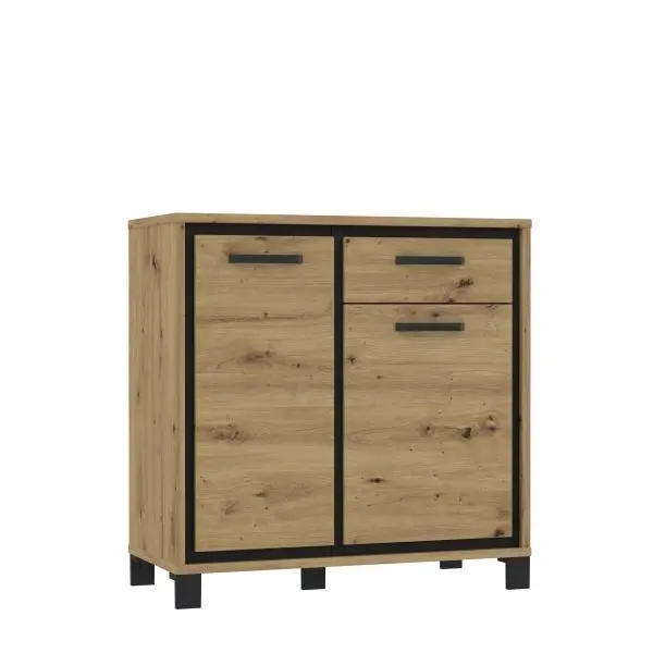 Kommode C773 Artisan Eiche /schwarz Eiche - TDHK222-C773 TRONDHEIM WOHNEN