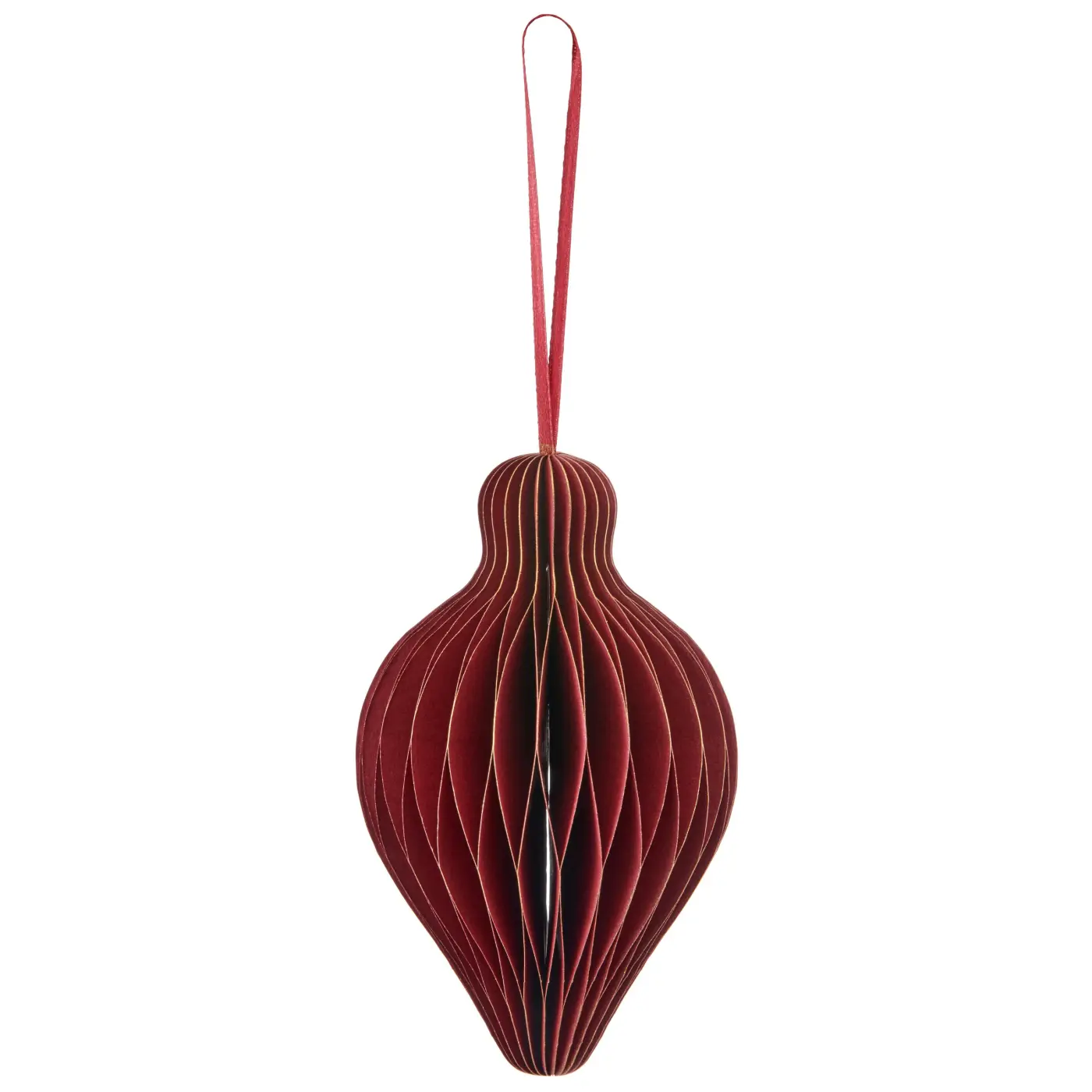 Papierhänger 3 dunkelrot -  DÖRTE