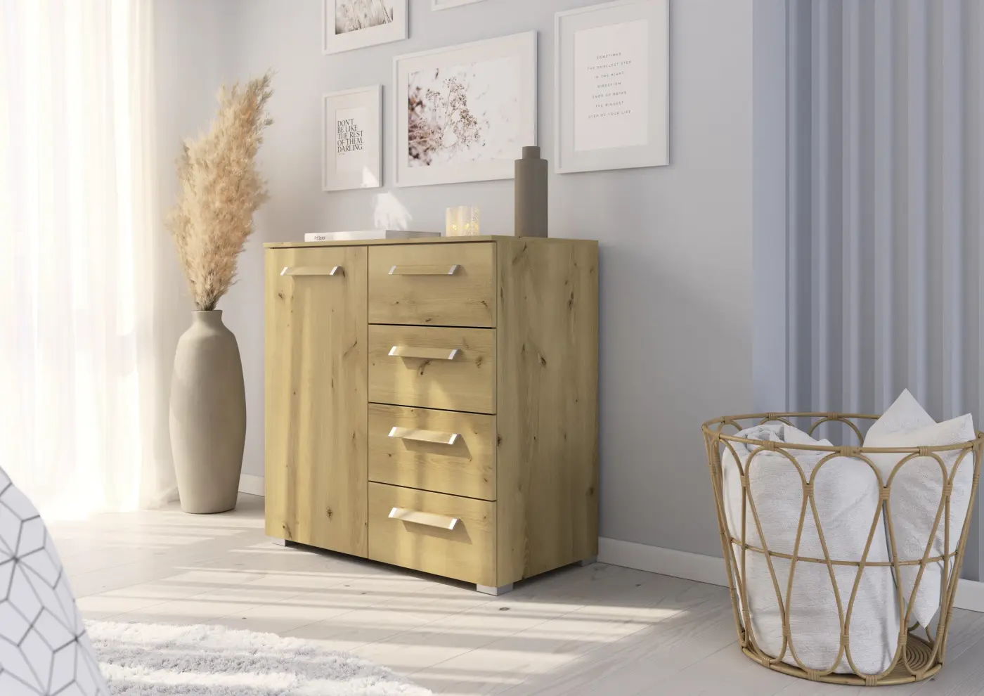 Kommode AG819 Asteiche -  EVELYN-F