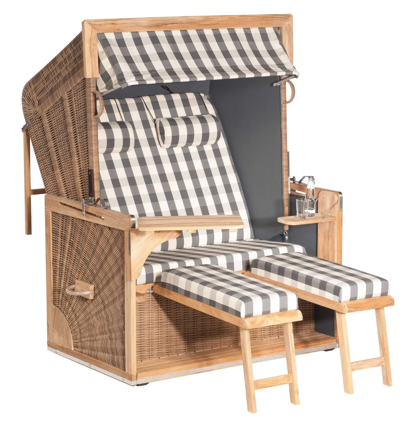 Gartenstrandkorb ADMIRAL TEAK 70088314-9902