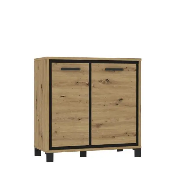 Kommode C773 Artisan Eiche /schwarz Eiche - TDHK221-C773 TRONDHEIM WOHNEN