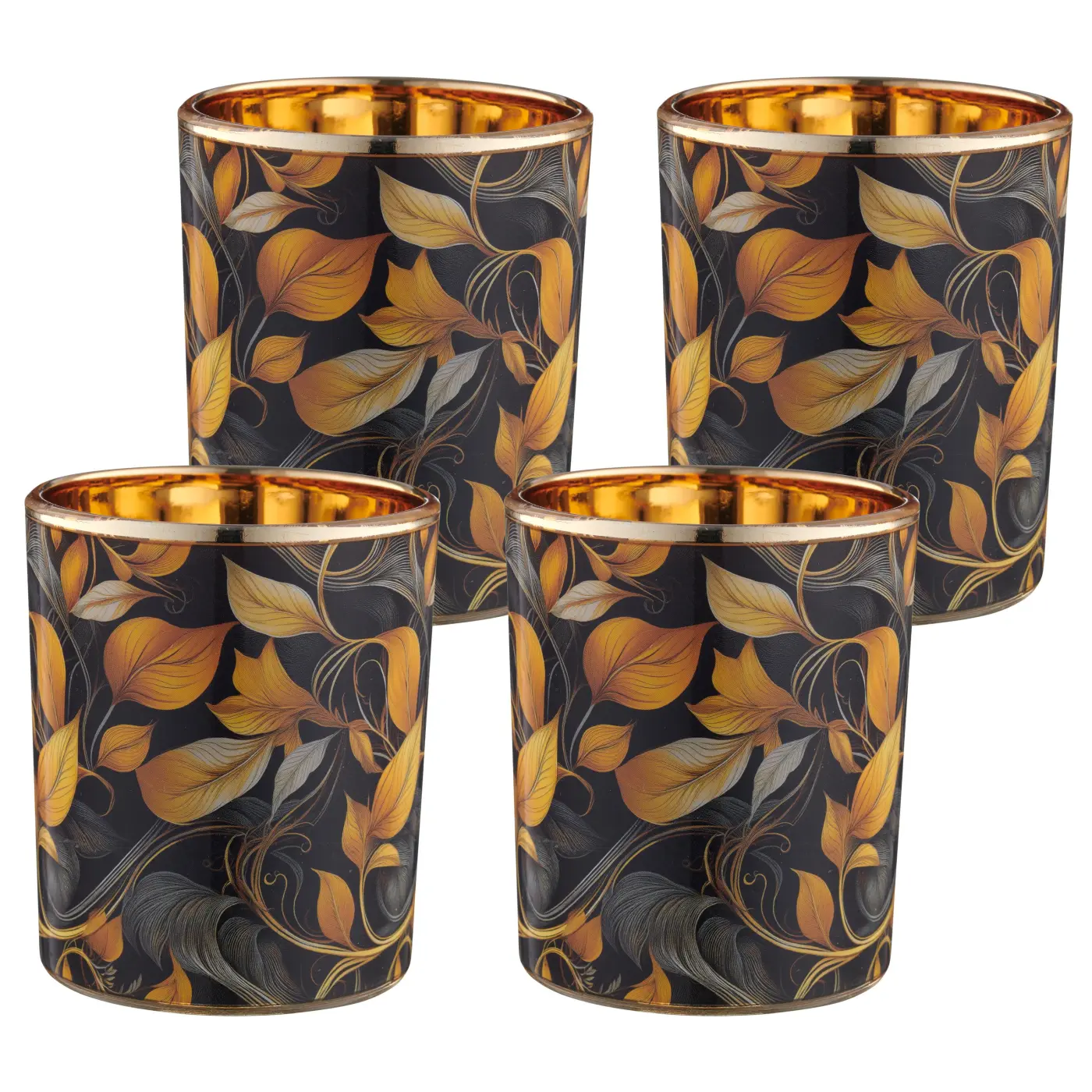 Glas 24 schwarz -  DOMINGO