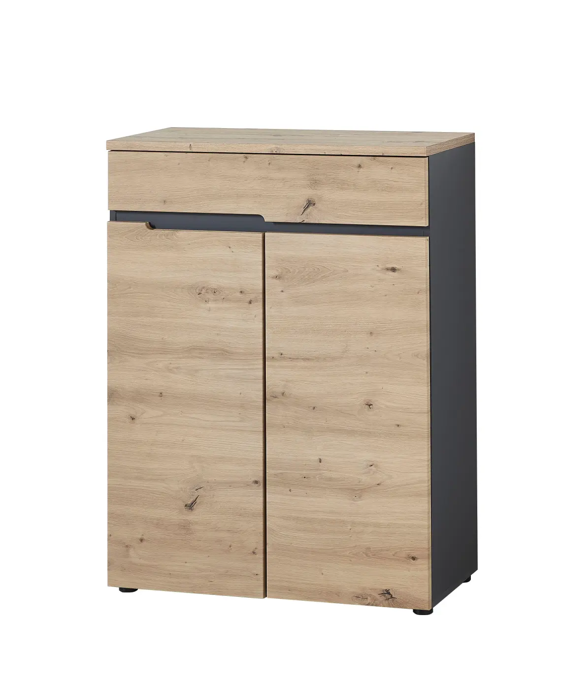 Schuhschrank Artisan Eiche MDF/Absetzung graphit - 30 A1 GH 10 MEMPHIS GARDEROBE
