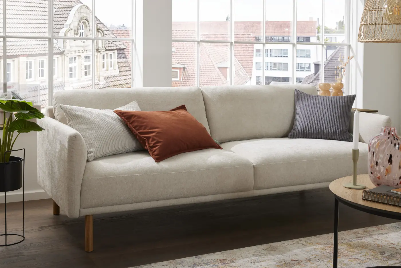 Sofa 3-sitzig mit Armlehnen