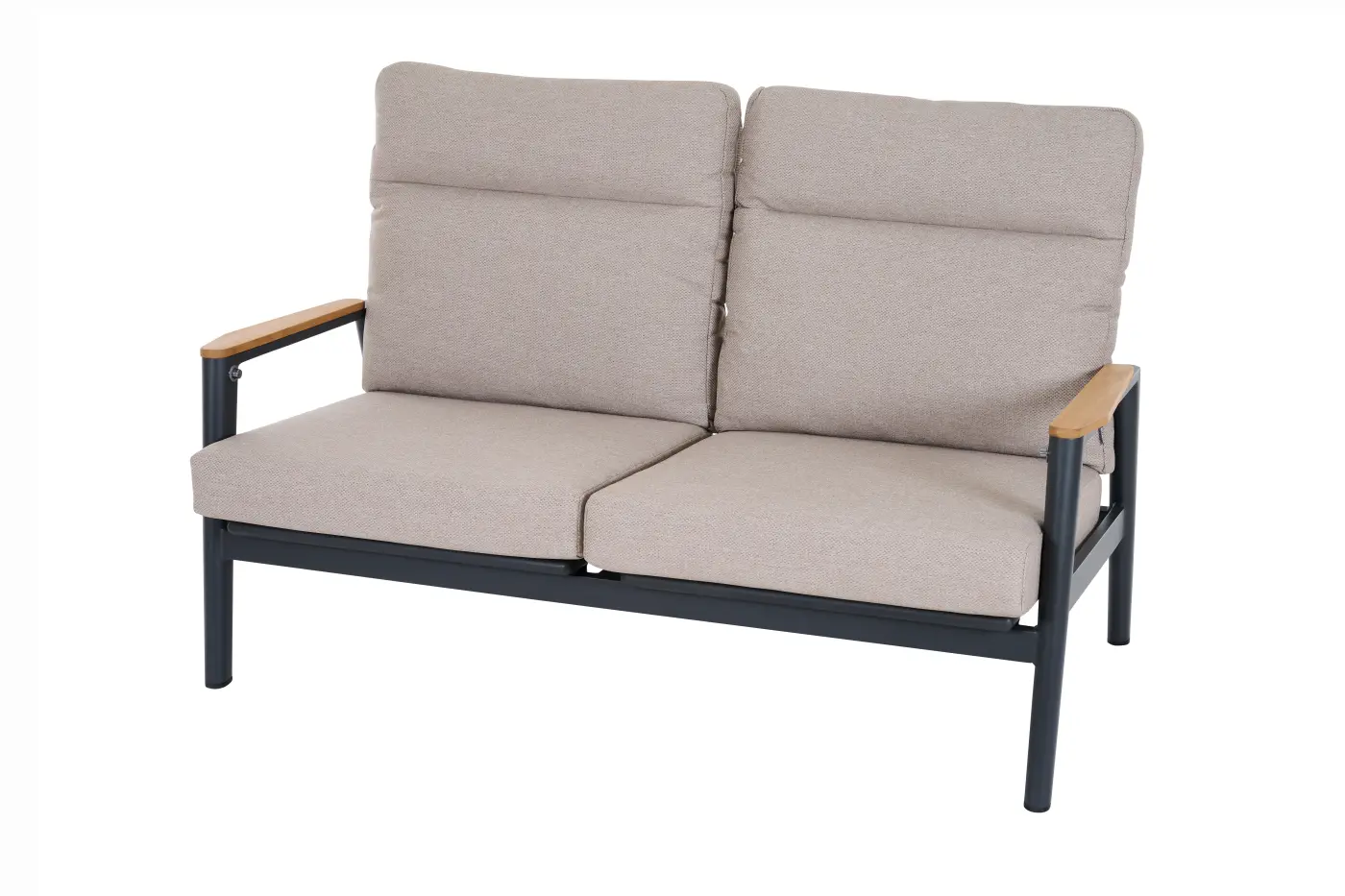 2er mattanthrazit, sandstone, Holzfarben -  CORTINA