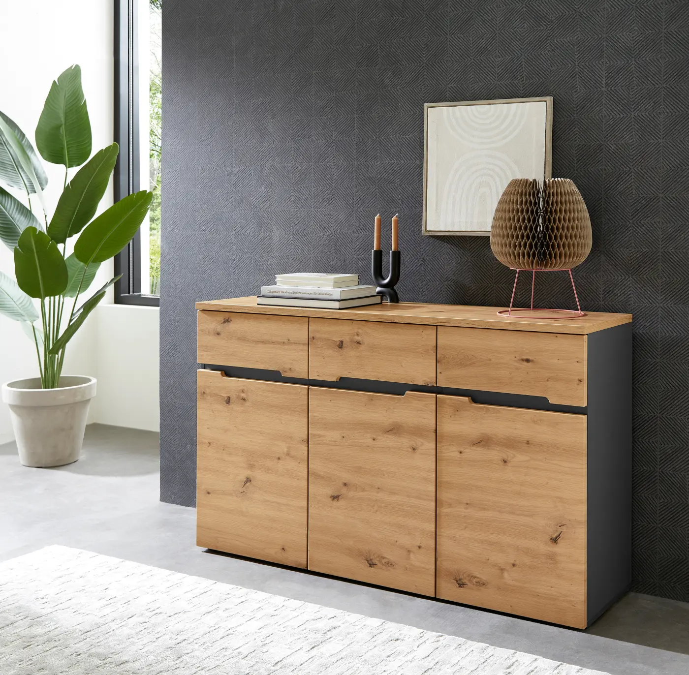Kommode Artisan Eiche MDF -  MEMPHIS KOMMODEN