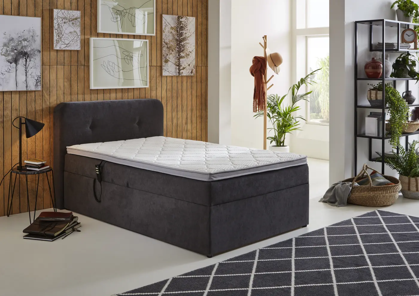 Boxspringbett mit Motor BX 1880 GABRIOLA