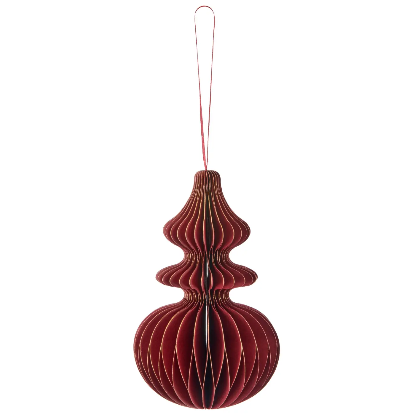 Papierhänger 3 dunkelrot -  DÖRTE