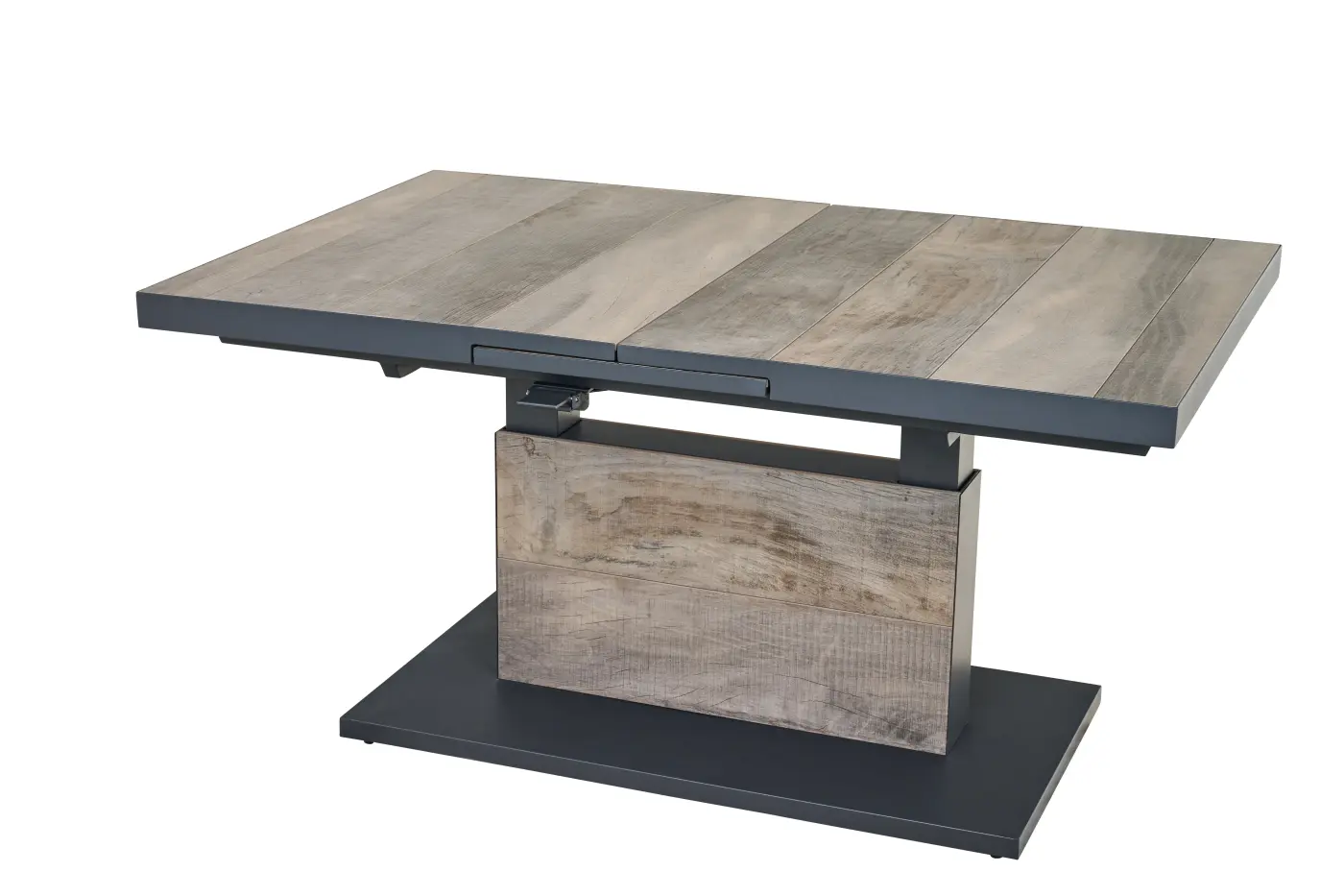 Tisch matt anthrazit/washed grey -  TALINA