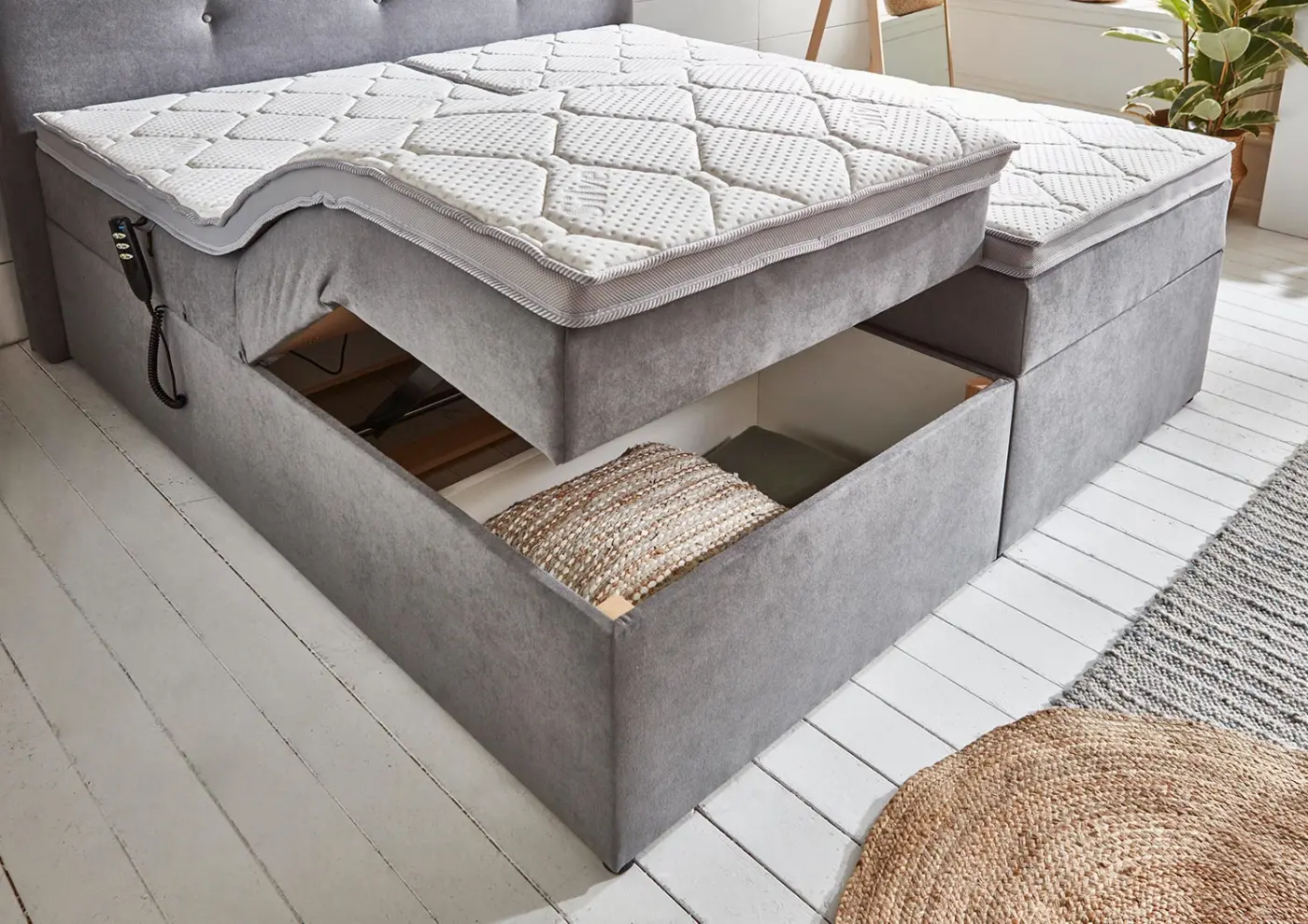 Boxspringbett mit Motor BX 1880 GABRIOLA