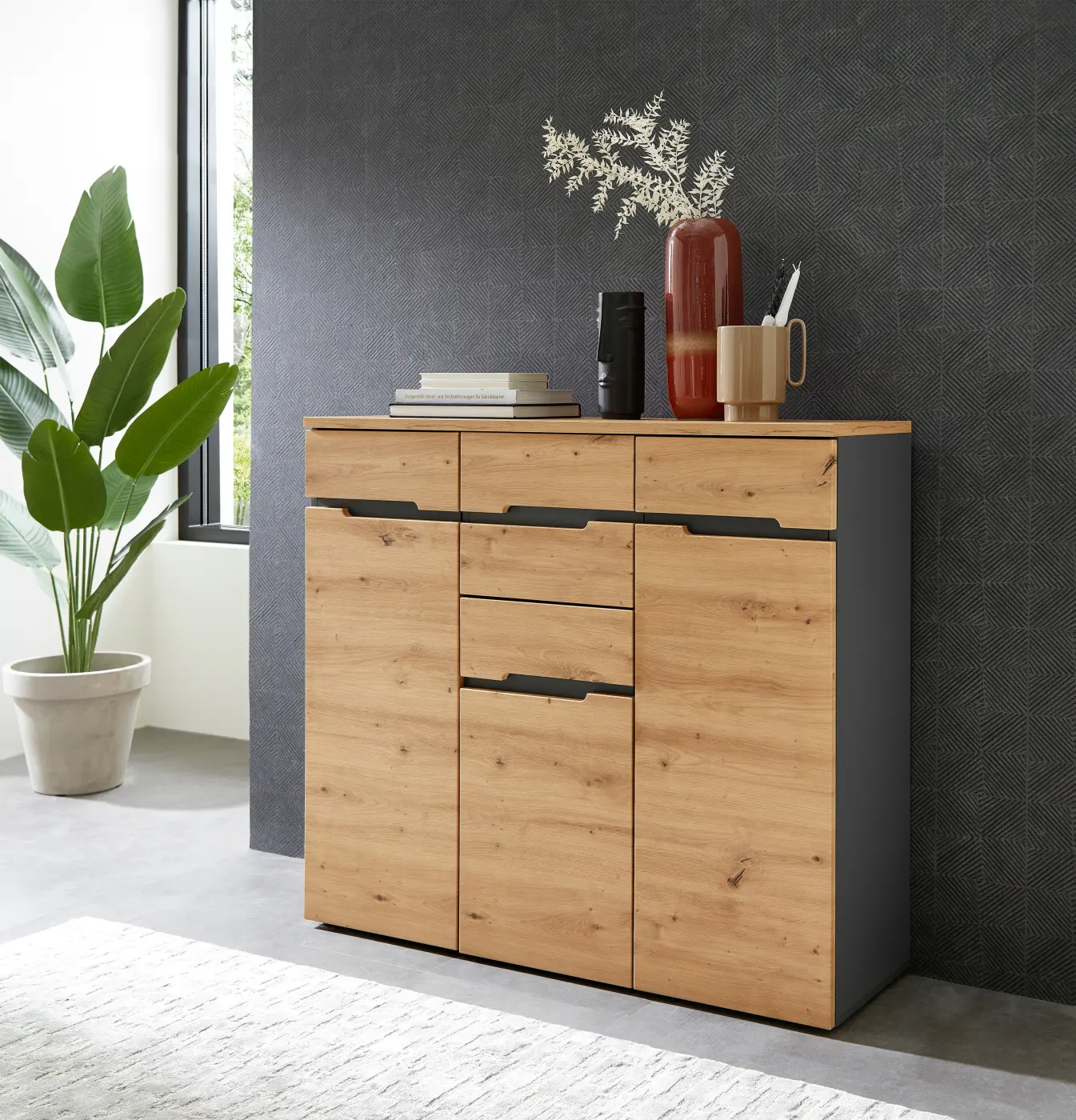 Kommode Artisan Eiche MDF -  MEMPHIS KOMMODEN
