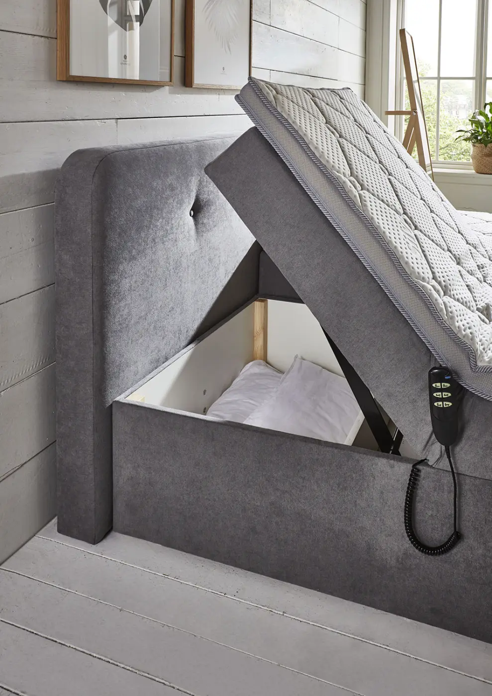 Boxspringbett mit Motor BX 1880 GABRIOLA