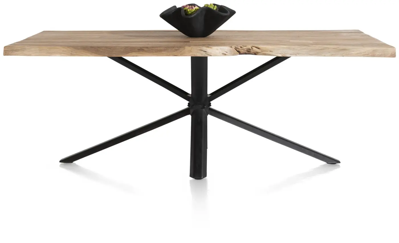 Tisch +/- 90/100 x 210 cm. 45767-BKI LIVING