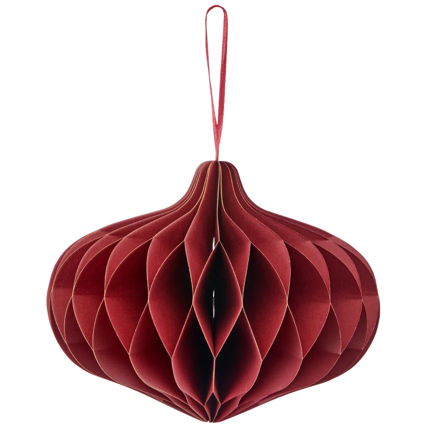 Papierhänger 3 dunkelrot -  DÖRTE