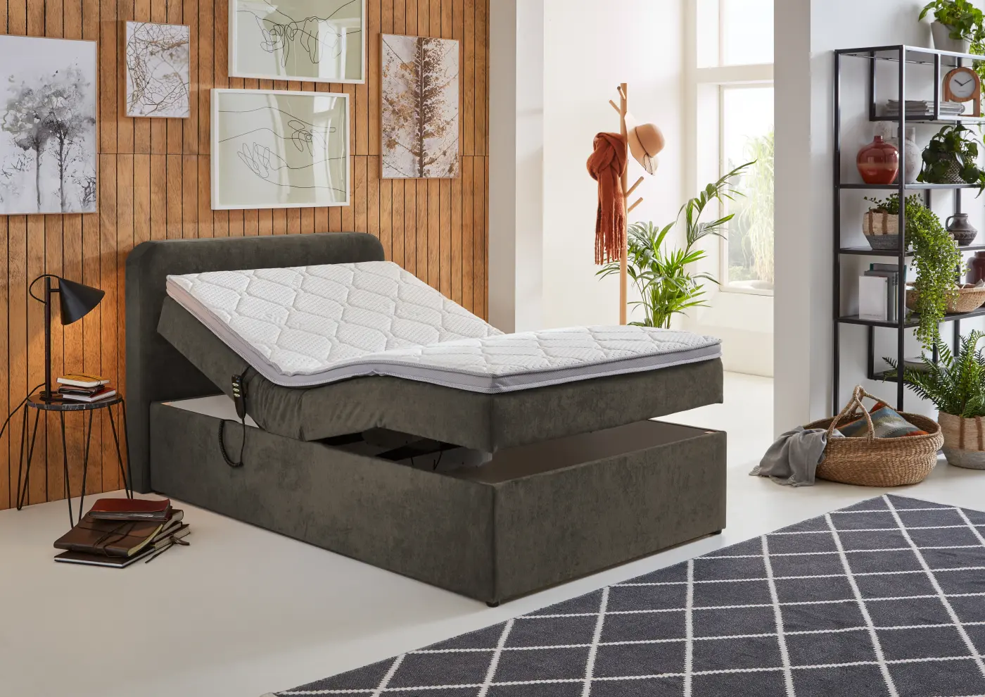 Boxspringbett mit Motor BX 1880 GABRIOLA