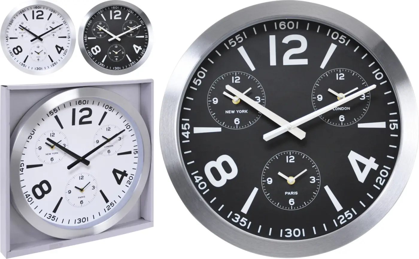 WELTUHR 45CM 2 FARBIG SORTIERT YP7165090