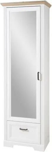 Garderobenschrank Pinie hell MDF/Absetzung Artisan Eiche Nb. - 3B B1 UH 01 JASMIN GARDEROBE