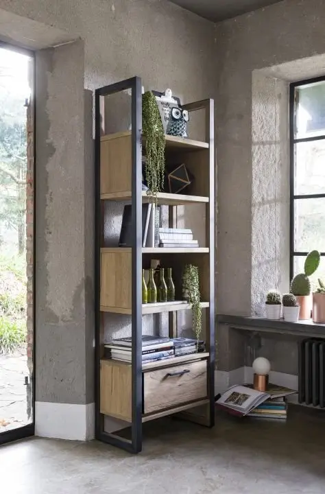 Bücherregal tm METALO 36340RWB